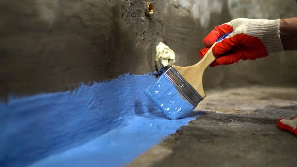 Commercial Waterproofing project at a Monroeville, AL business property by SJ Waterproofing Pros